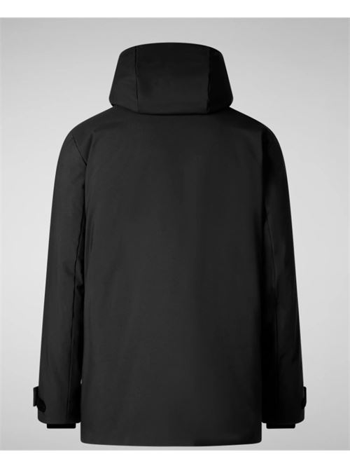 Wilder men's hooded parka in black Save The Duck | P41803M SMEG19.10000